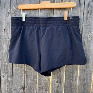 Fabletics black running shorts
